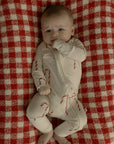 Bamboo Zip Pajamas | Candy Cane
