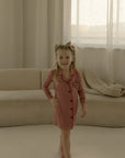 Toddler Bamboo Sleeping Dress | Red Gingham