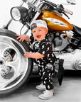 Pit Crew Romper in Jagger