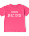 When's Recess
