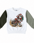 Dirt Bike Santa | Colorblock