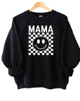 Mama Checkered Sweatshirt