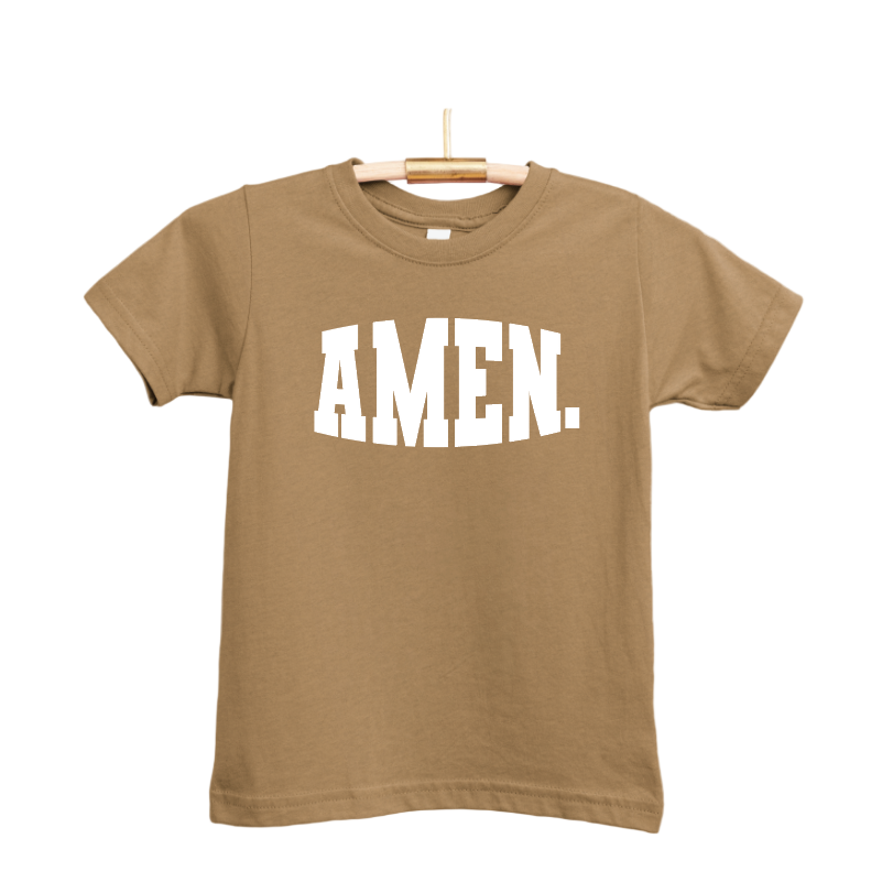AMEN. Neutral Kids Tee