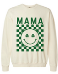 Mama Checkered St. Patrick's Day Pullover