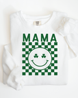 Mama Checkered St. Patrick's Day Pullover