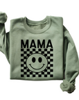 Mama Checkered Sweatshirt