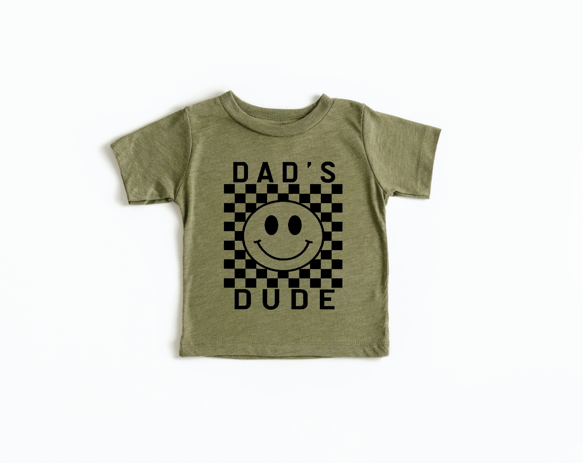 Dad&#39;s Dude Checkered Tee