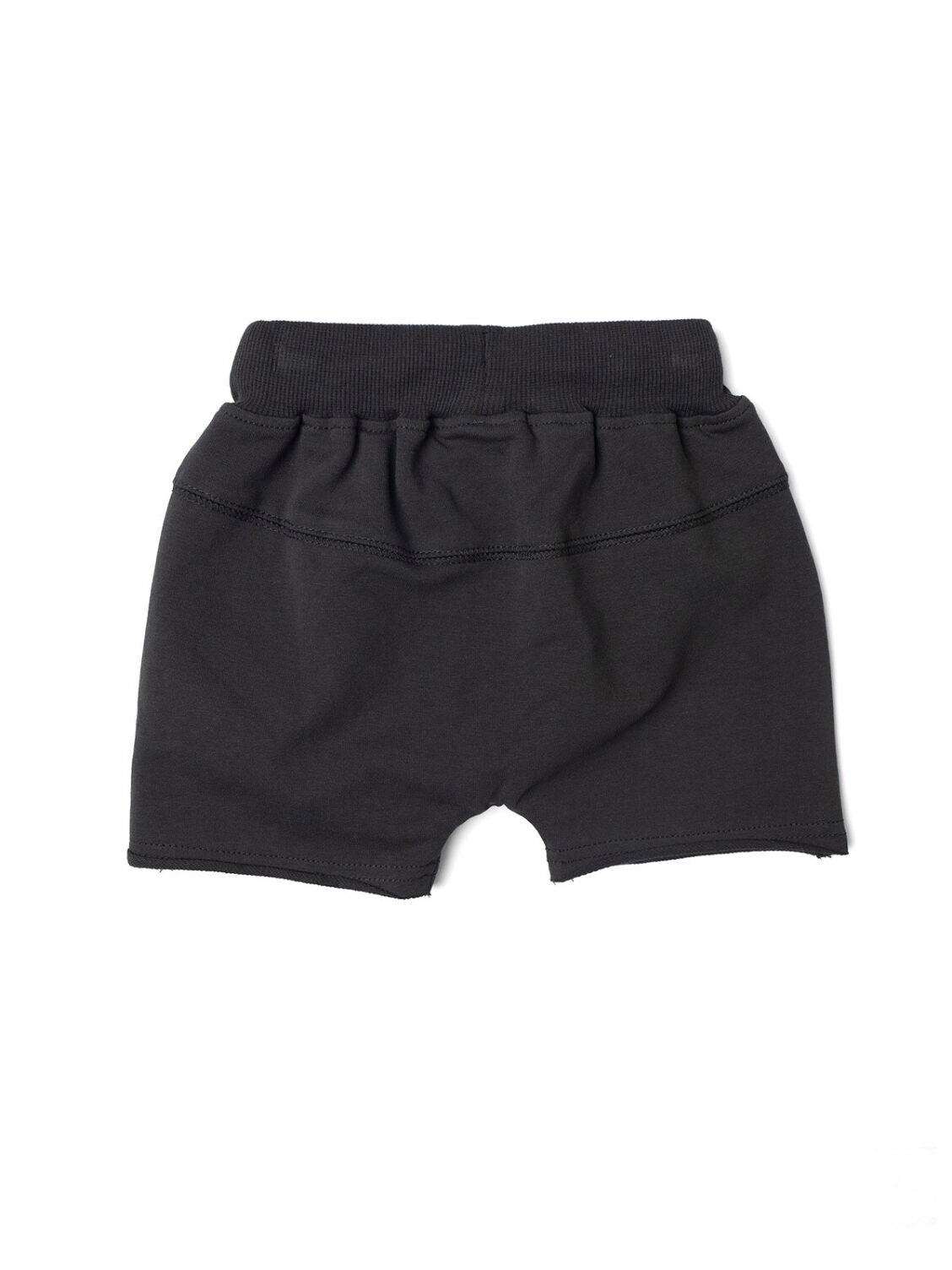 Raw Edge Harem Shorts - Charcoal