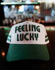 Feeling Lucky - Green Vintage Trucker Hat
