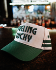 Feeling Lucky - Green Vintage Trucker Hat