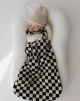 Bamboo Sleep Sack | Black Checkerboard