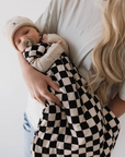 Bamboo Sleep Sack | Black Checkerboard