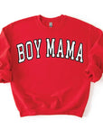 Boy Mama Varsity Outline Pullover