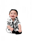 Pit Crew Romper in Bowie