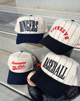 Dingers - Navy Stripe Vintage Trucker Hat - PREORDER