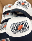 Everyday Should Be Gameday - Black Vintage Trucker Hat