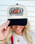 Everyday Should Be Gameday - Black Vintage Trucker Hat