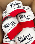 That's a Firstttt Down Vintage Trucker Hat - Red