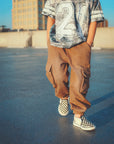 Classic Cargo Joggers in Camel