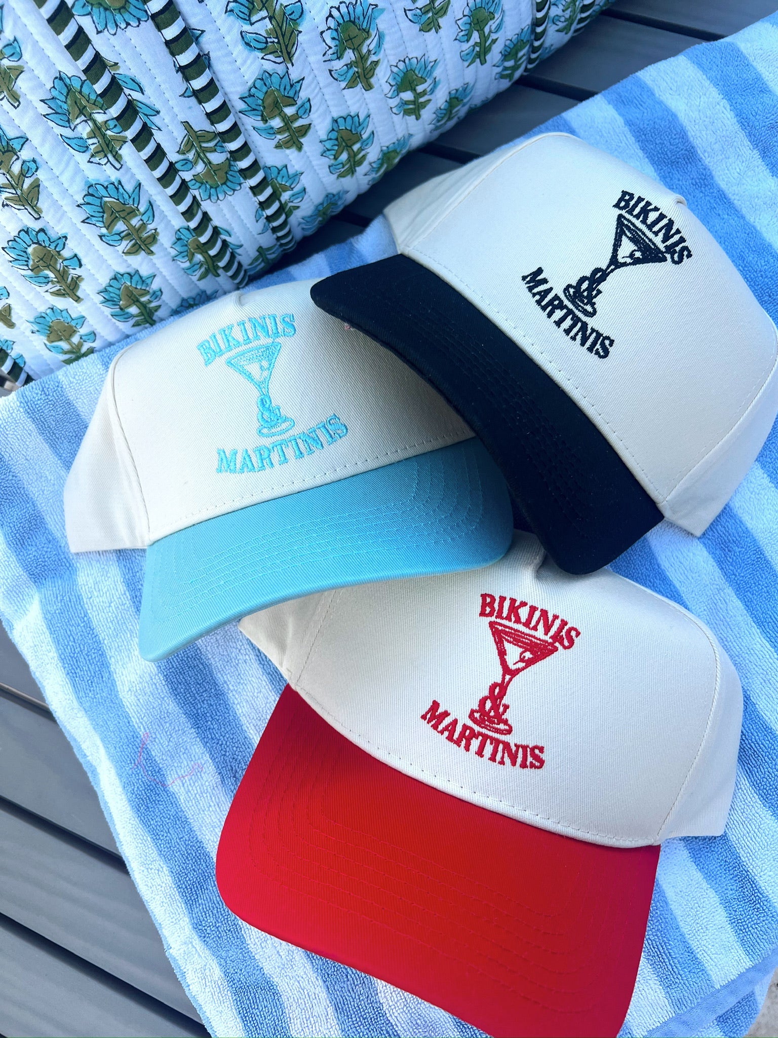 Bikinis &amp; Martinis Vintage Trucker Hat