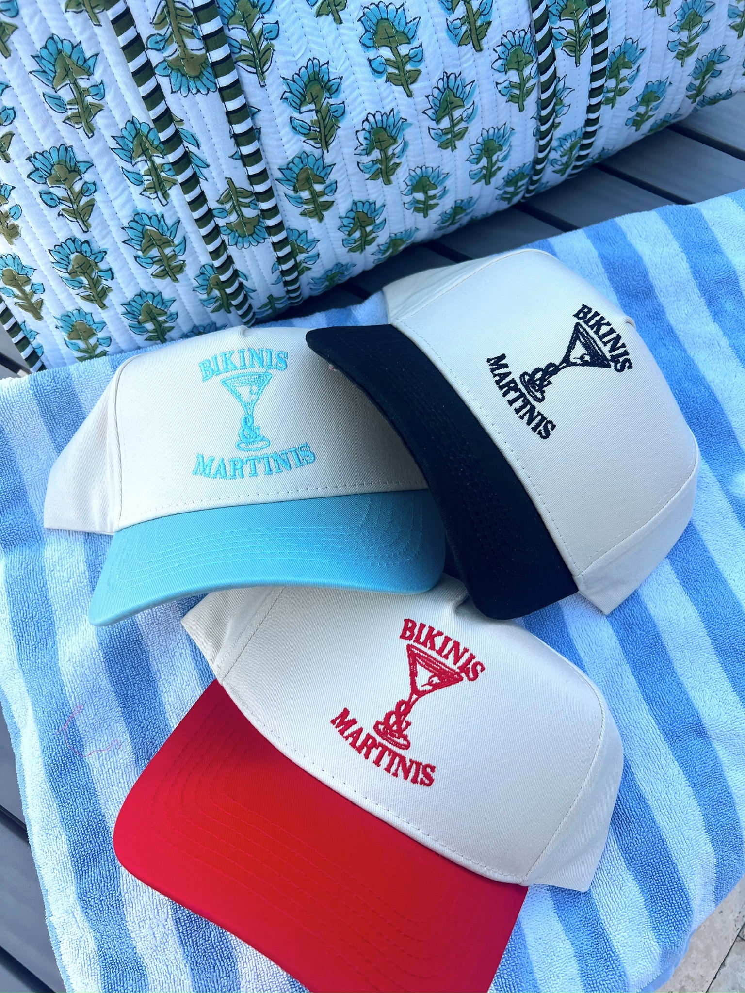 Bikinis &amp; Martinis Vintage Trucker Hat