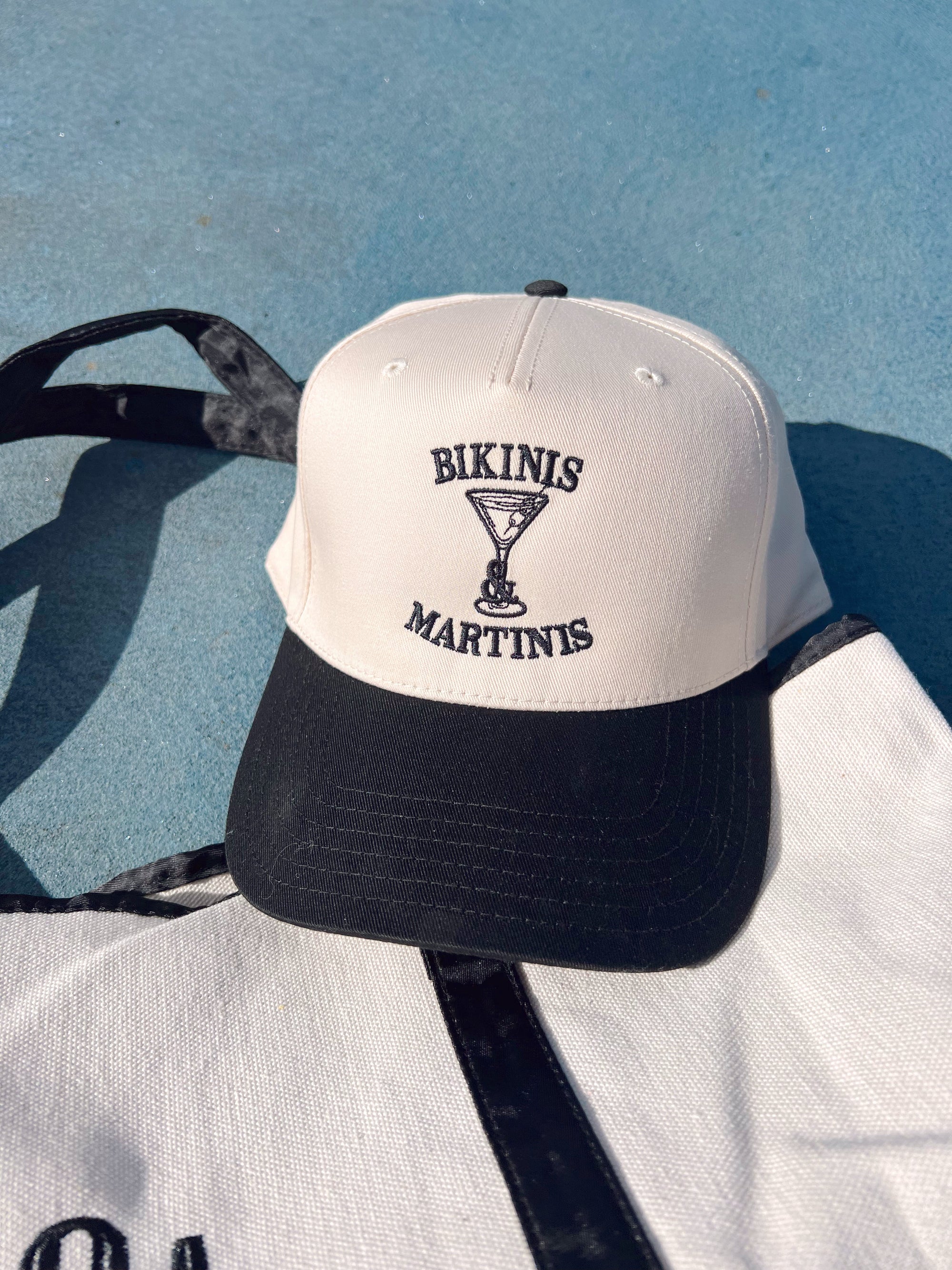 Bikinis &amp; Martinis Vintage Trucker Hat