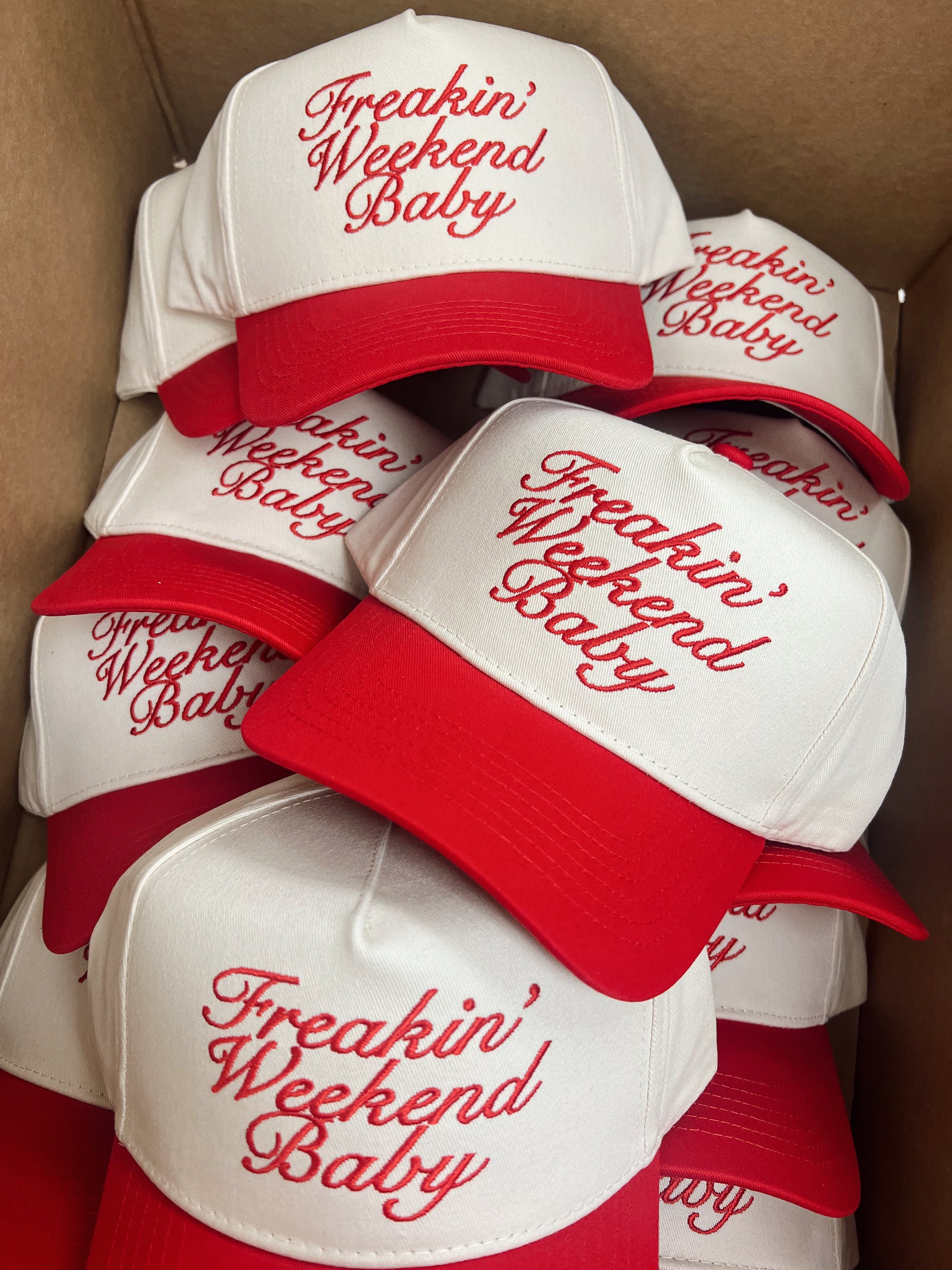 Freakin&#39; Weekend Baby - Vintage Trucker Hat