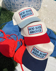God Bless America - Vintage Trucker Hat