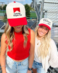 That's a Firstttt Down Vintage Trucker Hat - Red