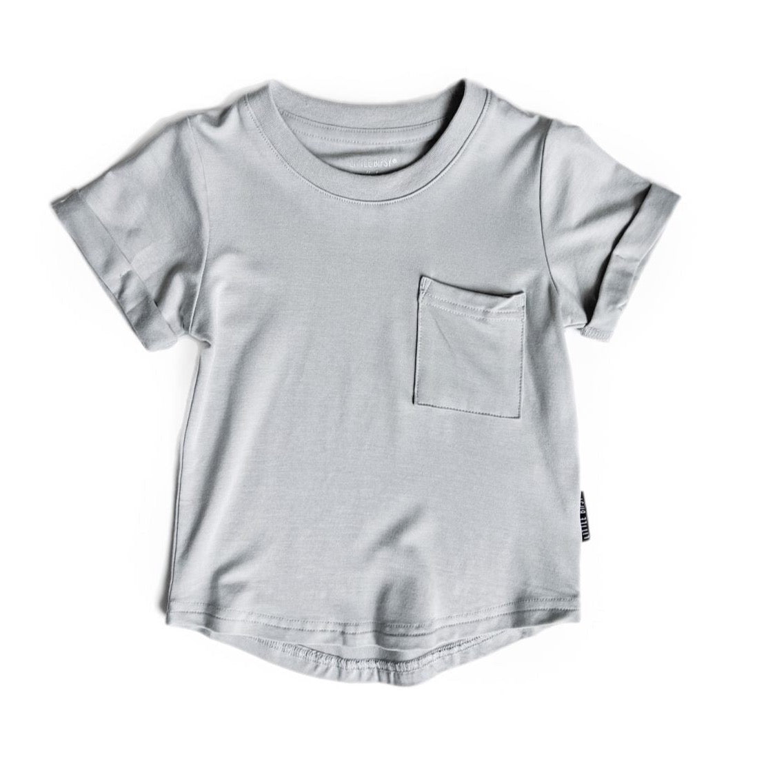 Little Bipsy Bamboo Pocket Tee - Frost
