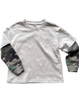 Camo Waffle - Layered Longsleeve Tee