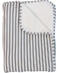 Green Stripe Bamboo Fleece Quilt