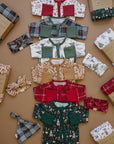 Red Plaid Bamboo Zipper