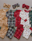 Red Plaid Bamboo Cozy Set