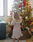 Red Stripe Bamboo Cozy Gown