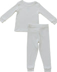 Cream Ribbed Bamboo Cozy Set