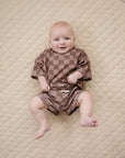 Shorts Set | Espresso Checkered