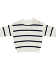 Navy Stripe Knit Sweater