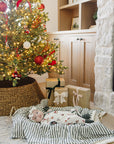 Merry & Bright Ribbed Bamboo Zipper