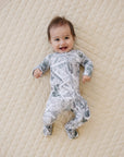 Bamboo Zip Romper | Camo
