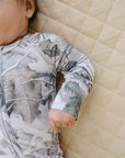 Bamboo Zip Romper | Camo