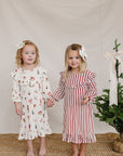 Red Stripe Bamboo Cozy Gown
