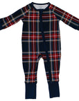 Christmas Plaid Bamboo Zipper