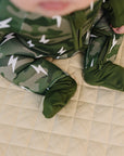 Bamboo Zip Romper | Green Camo Bolts