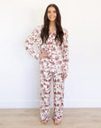 Adult Holiday Toile Lounge Set