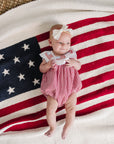American Flag Plush Blanket