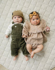 Green Corduroy Overalls