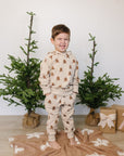 Gingerbread Hooded French Terry Set