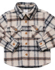 Cream Plaid Shacket