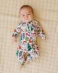 Bamboo Zip Romper | Christmas Vibes